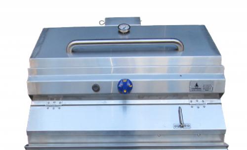 TIPO 29: ASADOR A CARBÓN TIPO AHUMADOR PARA EMPOTRAR